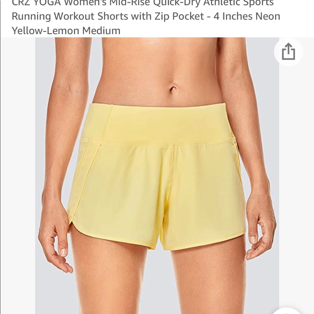 COPY - CRZ Yoga running shorts